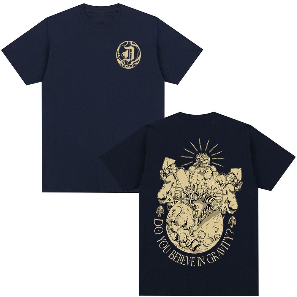 

2026 New Japanese Anime Jojo Bizarre Adventure Tshirt Dio Brando Unisexga Tshirts Unisexs Women Cotton Casual Parentchild T Shirt S