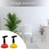 Home Toilet Plunger Handheld Pipe Unblocker Handheld Pipe Dredger for Home Bathroom Use Efficient Clog Remover
