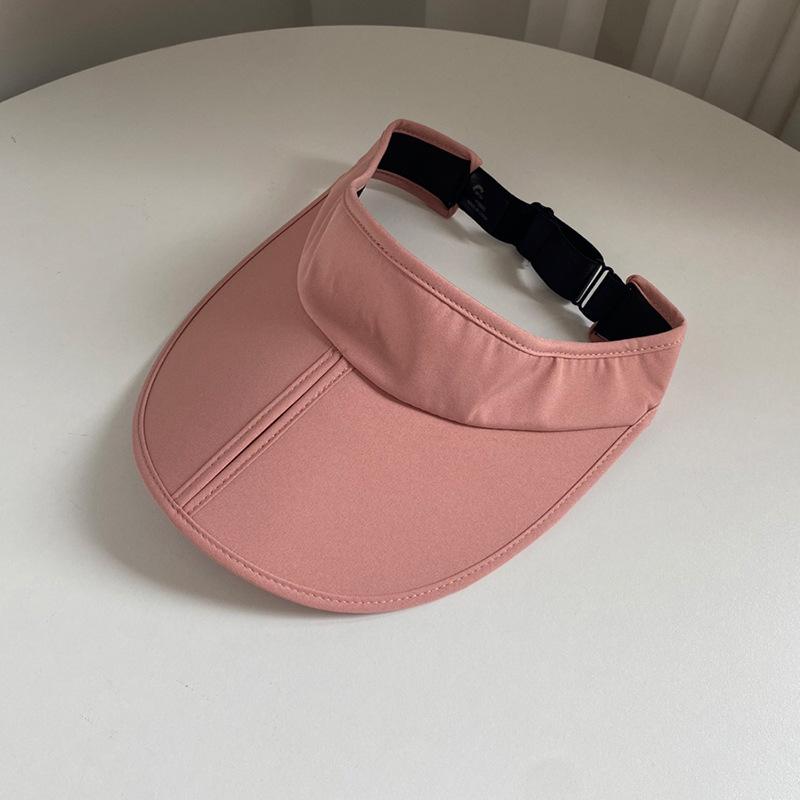 Portable Foldable Empty Top Sun Visor Hat Summer Quick Dry Breathable Outdoor Sports Running Cycling Uv Protection Empty Top Cap
