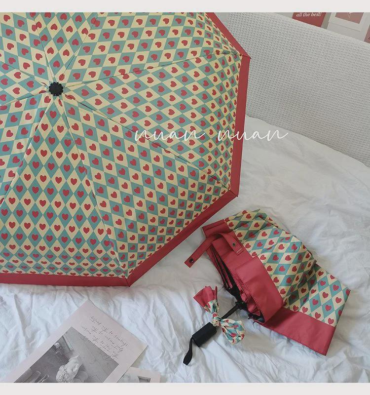 Parapluie rétro automatique haut de gamme pour le soleil et la pluie – Protection UV de haute qualité pour femmes