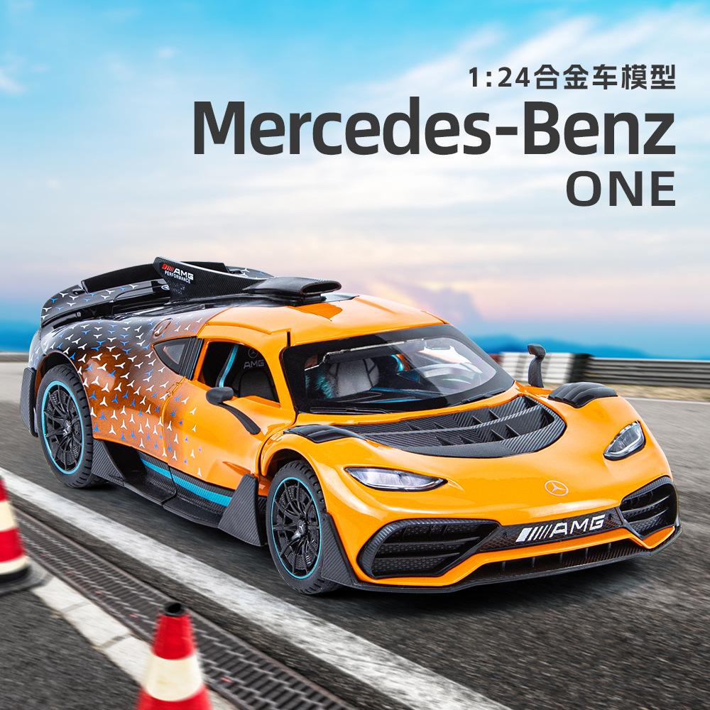 1/24 Scale BENZ AMG ONE Sports Car Models Alloy Diecast Toy Vehicle W/ Sound and Light