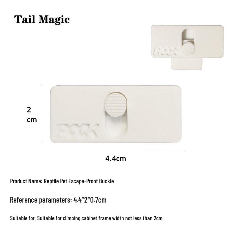 Reptile Climbing Cabinet Anti-Escape Lock for Geckos and Snakes