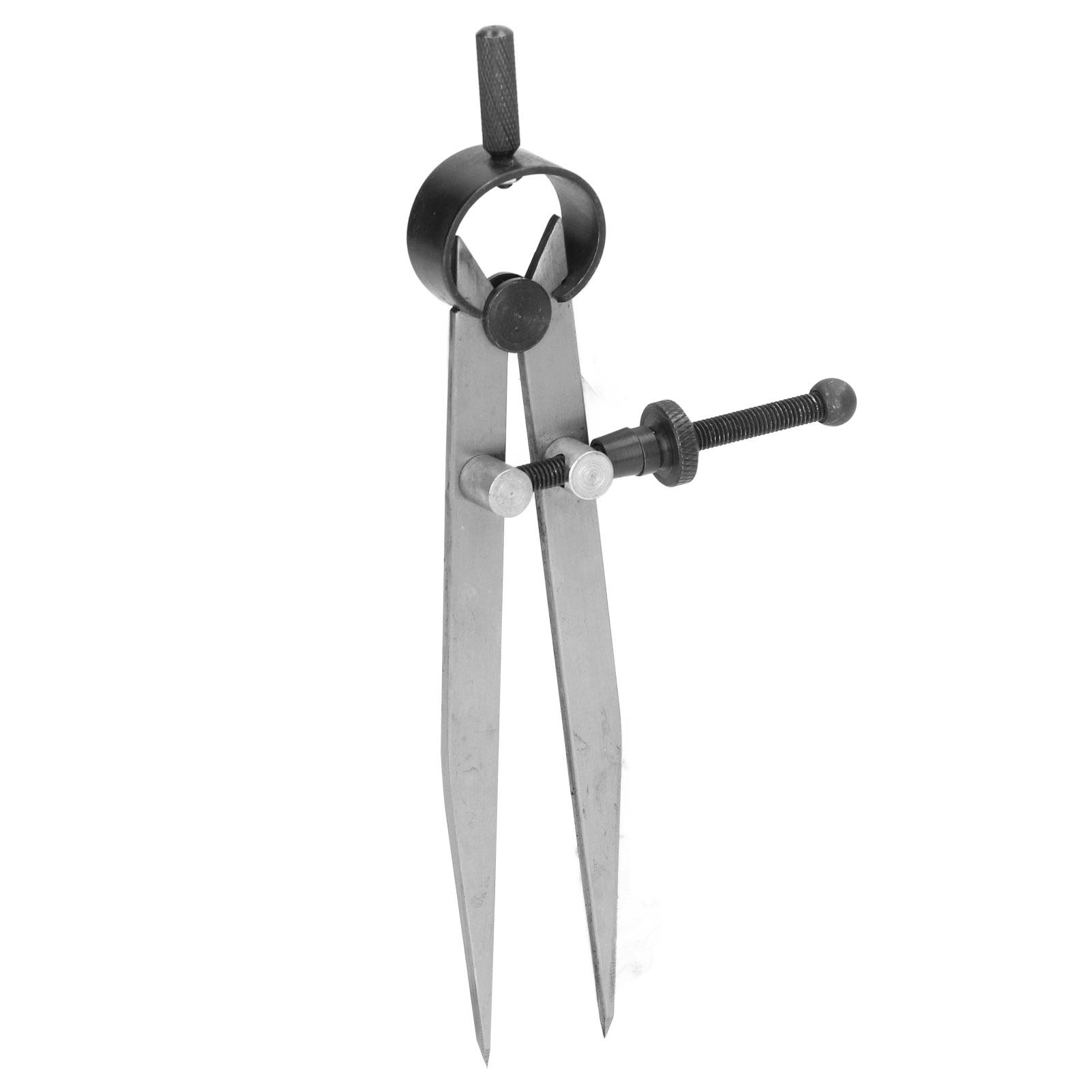 Wing Divider DIY Handcraft Leather Tools Steel Wing Divider Leather Compass Drafting Compass for Measuring Diameter