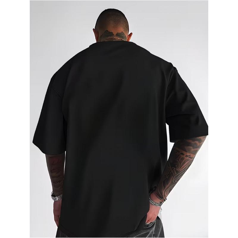Men'S Summer Round Neck Short Sleeve T-Shirt, Stylish And Versatile with Trendy Prints