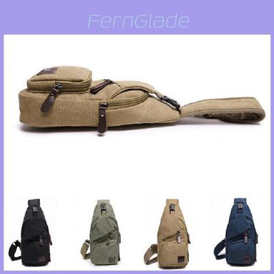 Shoulder Mens Backpack Chest Satchel Canvas Crossbody Satchel Pouch Fashion Man