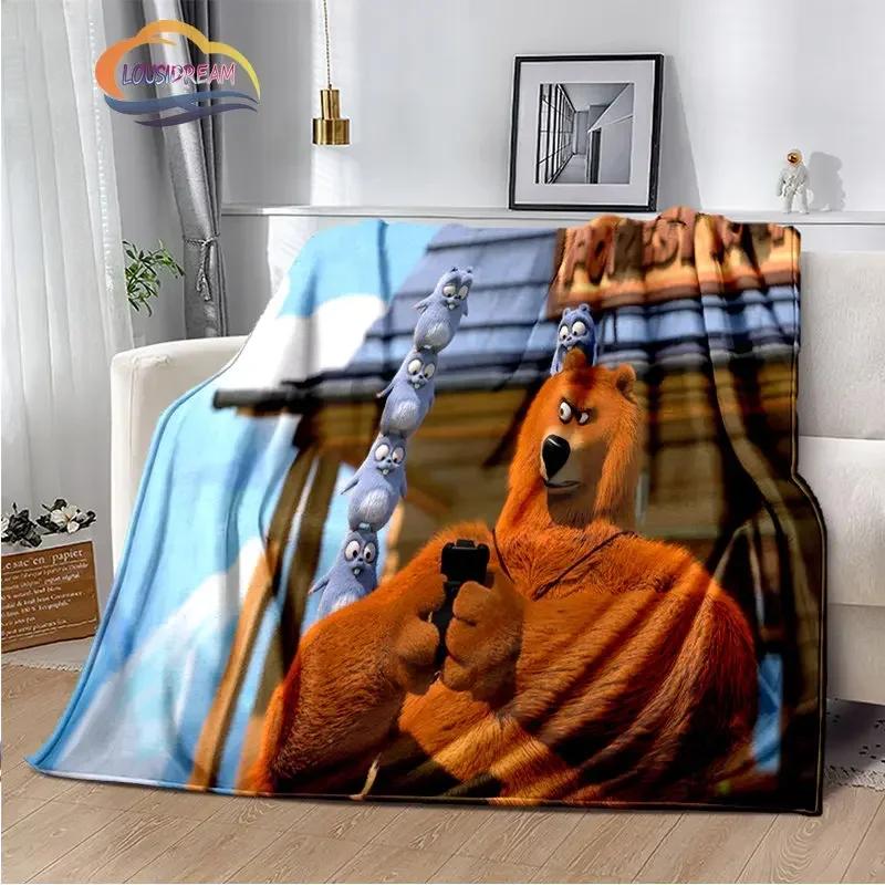 Animation Grizzy und die Lemminge Serie Flanelldecke Sofa Bett Nickerchen Kinderzimmer Dekorative Tagesdecke
