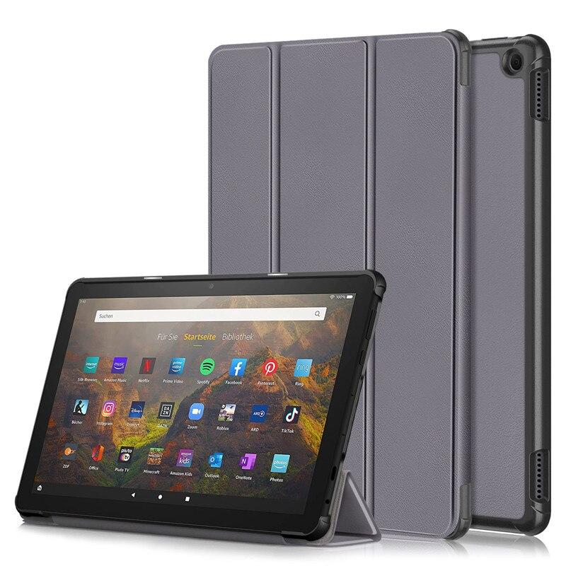 Tablet-Hülle für Fire HD 10 Hülle 2023, 10,1 Zoll, dreifach klappbarer Ständer, magnetische Smart-Folio-Abdeckung für Fire HD 10 2023 Tablet-Hülle
