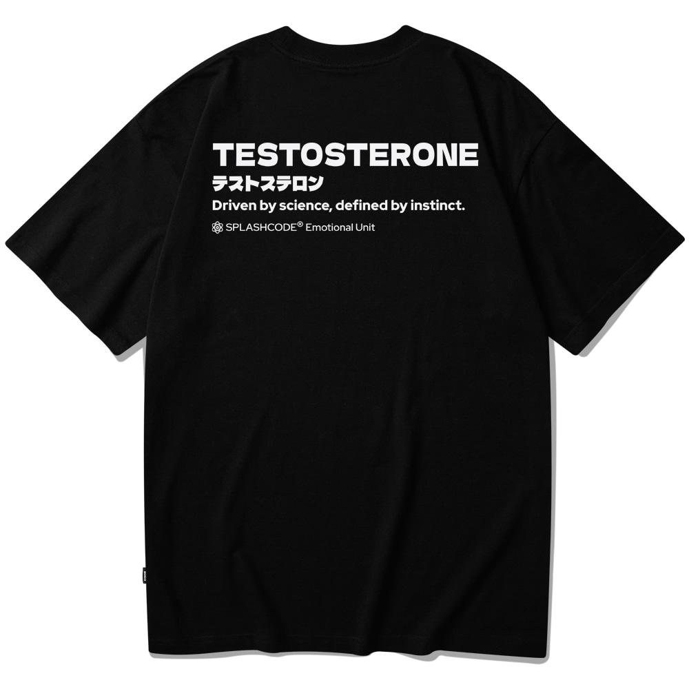 Seupeullaesikodeu Black Short Sleeve T-Shirt - Testosterone