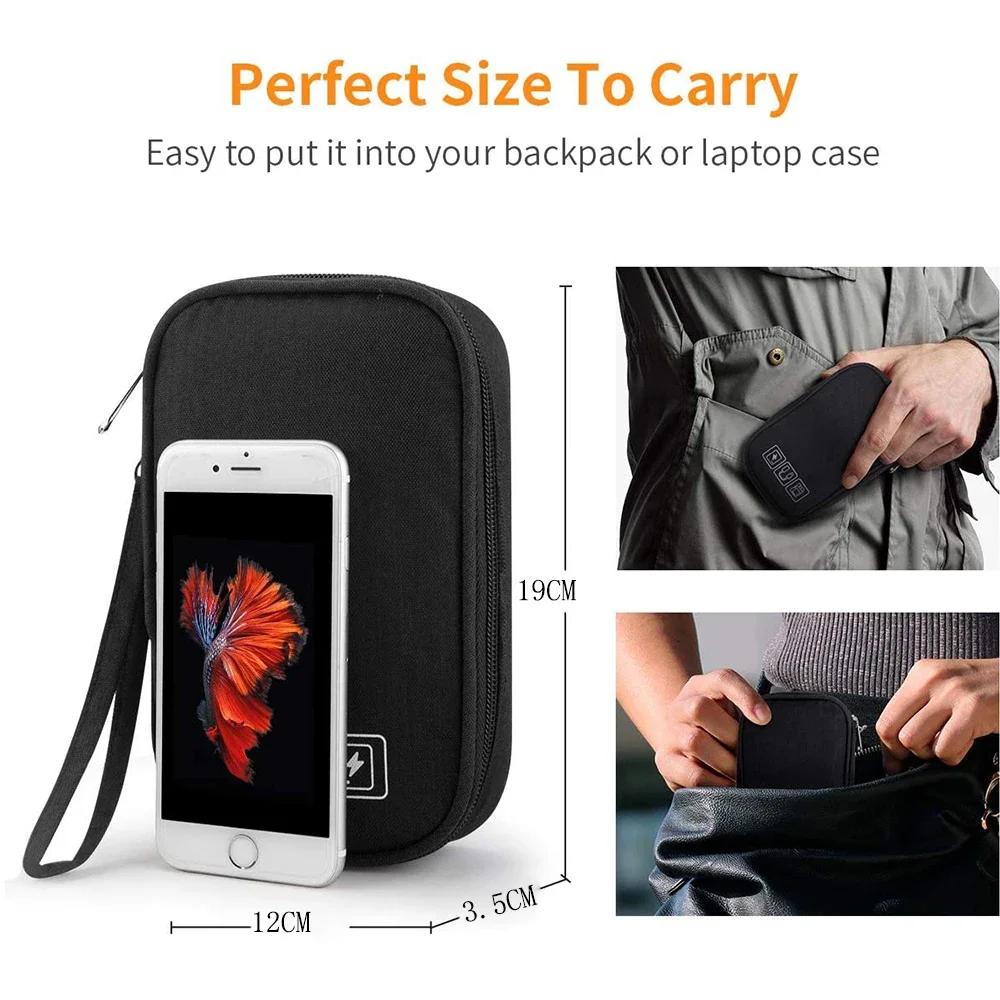 Cable Gadget Organizer Storage Bag Pouch Portable Electronic Accessories Case For Cord Charger Hard Drive Earphone USB SD Card