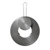 Gas Stove Heat Diffuser with Hanging Handle Removable Heat Transfer Plate for Slow Cooking Stew Pan-Fry Non-Slip Metal Simmer Plate for Even