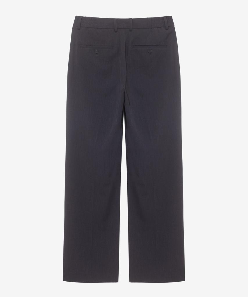 MINDBRIDGE [On] Do Good_Wide One-Pleat Elastic Waist Slacks - 2 Colors