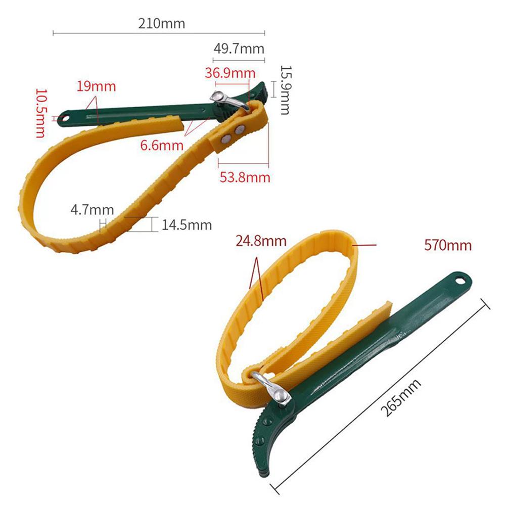 Adjustable Car Oil Wrench Filter Disassembly Tool, Belt Wrench, Puller, Car Motorcycle Disassembly And Maintenance Tool