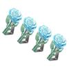 Rose Pattern Tablecloth Fasteners Stainless Steel Craftsmanship For Event Decorations Flower Table Cloth Clips