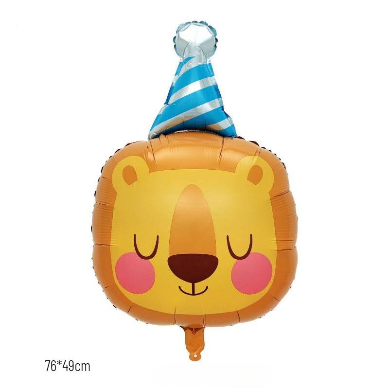 Cartoon zwierząt balon foliowy motyl dinozaur balony z helem dla dziecka dekoracje na przyjęcie urodzinowe dla dzieci