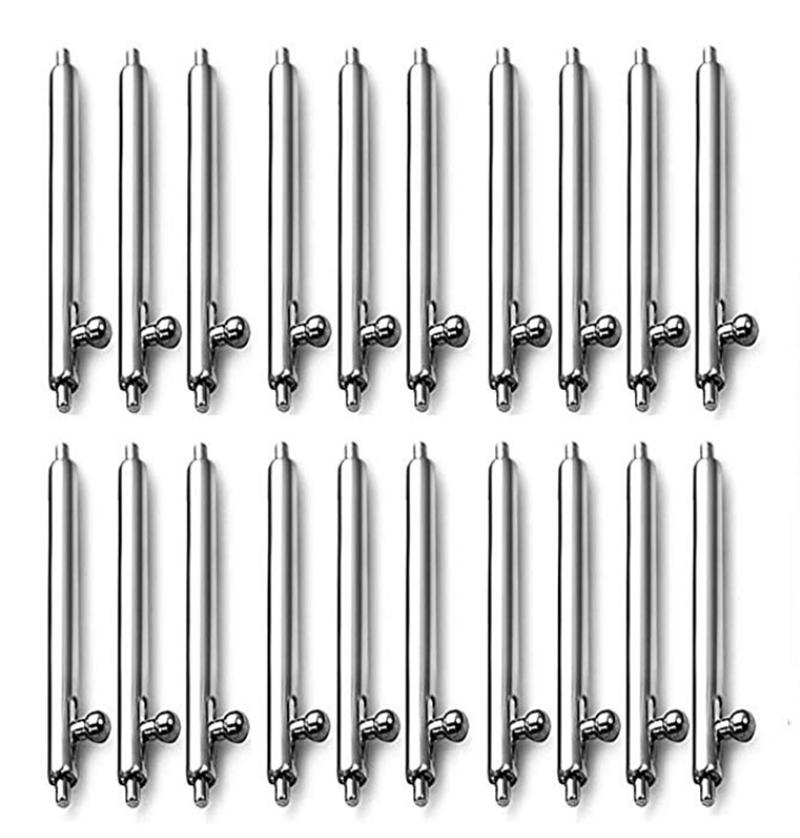 Heavy Duty 1.5mm Diameter Spring Bar Pins Stainless Steel Quick Release Watch Spring Bars 11mm to 26mm Multiple Sizes