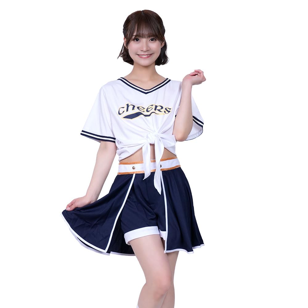 Costum Uniformă Majoretă Femei Tcollection Alb M Cosplay