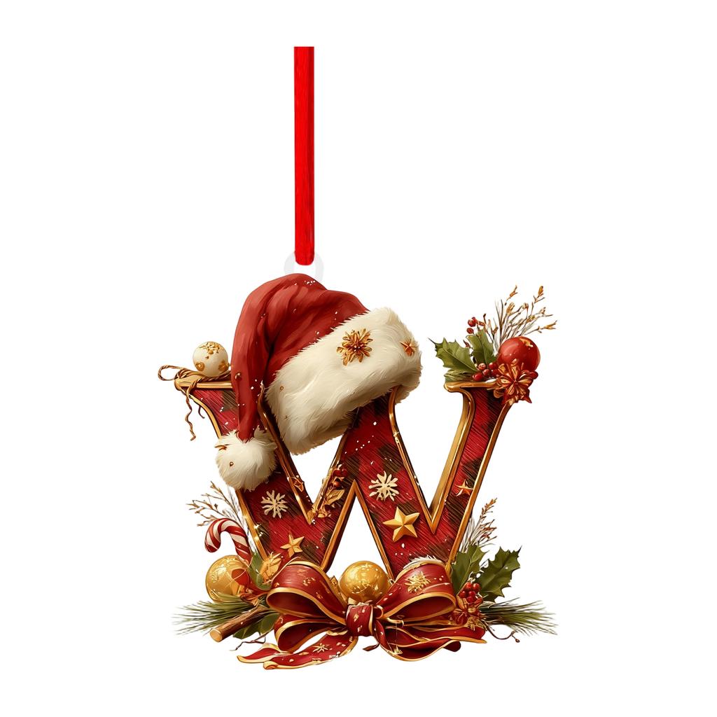 26 Letter,Christmas,Ornaments,Acrylic,1