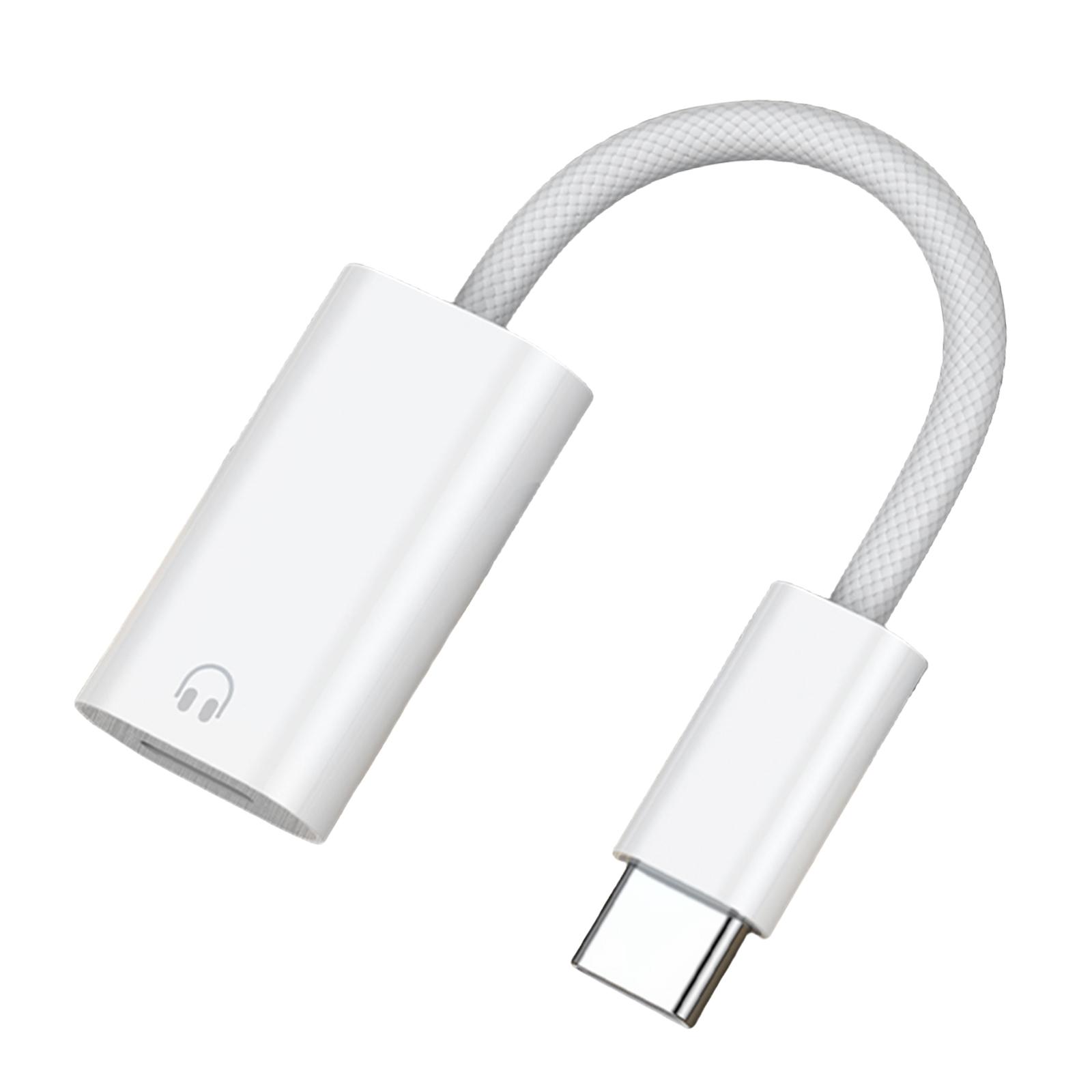 

USB C к iOS Lightning Female аудио кабель и адаптер питания для наушников iOS iPhone 15 16