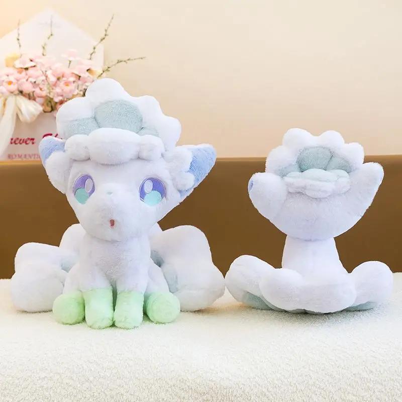 Very Soft Cute Espurr Swinub Alolan Vulpix Munchlax Plushies Fluffy Stuffed Anime Doll For Fans Home Decor Gift Collection