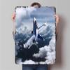 Modern Military Theme Fighter Jet Metal Wall Art Living Room Study Bar Decor Metal Craft Collection
