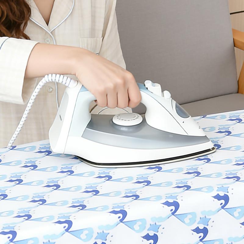 Adjustable Ironing Board with Heat-Resistant Cover Non-Slip Extended Desktop Ironing Board Foldable Home Ironing Operation Board