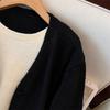 Plus Size Women’s Sweater Cardigan Two-Piece Set, Bust 150/160, Loose Fit