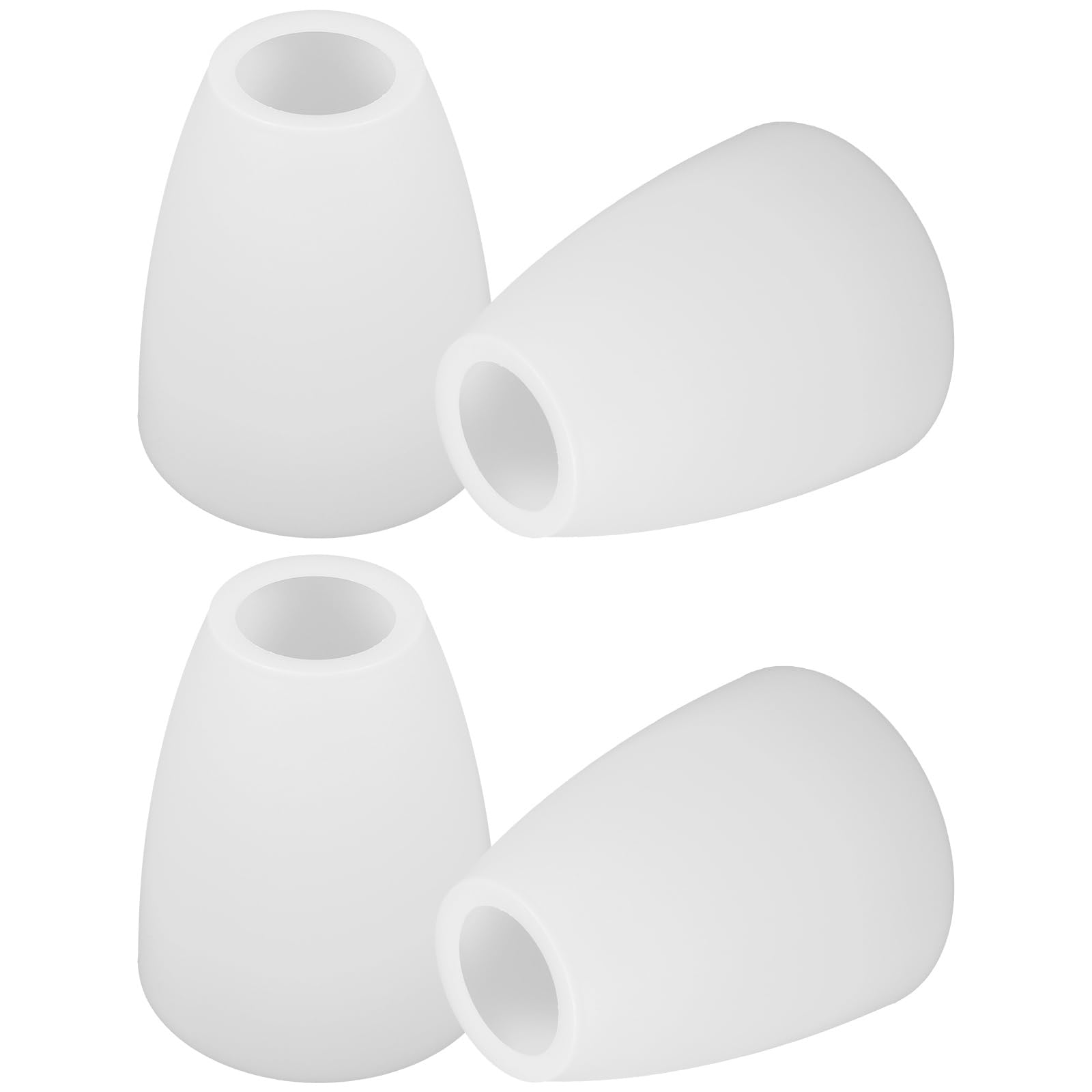 

POPETPOP Lampshade, Bulb Cover, Plastic, Table Lamp, Light Bulb Cover, Replacement, Desk Lamp Cover, Lighting Decoration, 40mm, Pack of 4, White