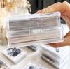 Transparent Idol Kpop Star Photo Storage Box With Flip Lid Photocards Holder Small Card Collection Card Dustproof Storage Box