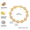 Tennis Bracelet for Women, Rhinestone 18K Gold Plated Iced Out Cubic Zirconia Link Fashion Stackable Bangles Jewelry
