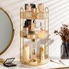 Scaffale Organizer Rotante per Piano Bagno Portaoggetti per Profumi Trucco Scaffale Rotante a 360° Portaoggetti per Cosmetici da Toeletta Scaffali