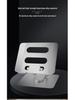 Adjustable Aluminum Alloy Laptop Stand with Cooling Riser and Rotating Feature