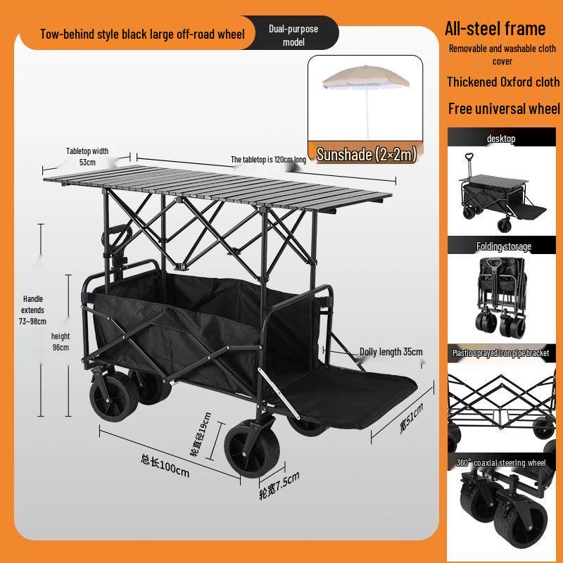 Folding Outdoor Utility Wagon