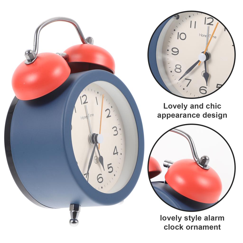 Large Display Clock Bedside Alarm for Kids Chic Desktop Classic Home Ornament Child