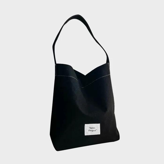 [Agnes Project] Peanut Shoulder Bag_Black