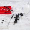 23 Pieces Professional Paint Spray Gun Cleaning Set with Case for HVLP Paint Guns, Plug-In Filters (601S) Compressed Air Tools and Airbrush