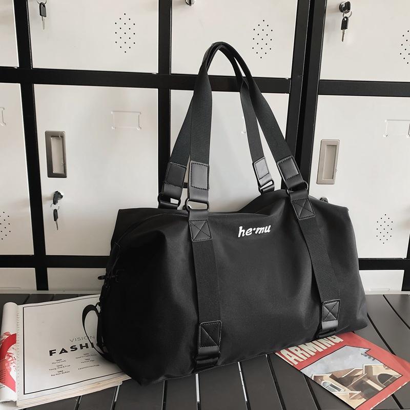 Travel bag Light business trip luggage Large capacity short trip messenger bag Leisure sports fitness bag Women