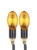 2Pcs Universal Motorcycle Turn Signal Lights Indicator Blinker For Honda Suzuki Kawasaki Yamaha Aprilia Incandescent Lamp