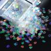 6 Grids Cherry Blossom Petal Nail Art Glitters 3D Nail Sequins Color Glitters