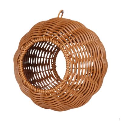 Bird Hammock Birds Cage Supplies Exercise Woven Breathable Parrot Nest Hanging Bed for Parakeet