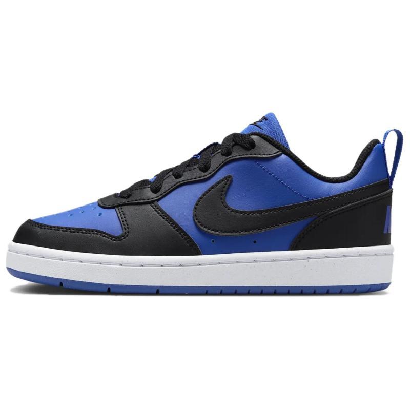 

Nike Court Borough Recraft Slip Resistant Abrasion Resistant Low top Kids Skateboarding Shoes Blue Black White Sneakers HM6293-480 38.5