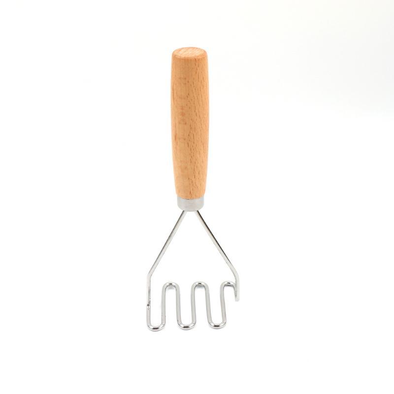 Edelstahl Schlammpresse Kartoffelstampfer Multifunktionaler Babybrei Saftpresse für Hausgemachte Säuglings Obst Gemüse Stampfen Kochen