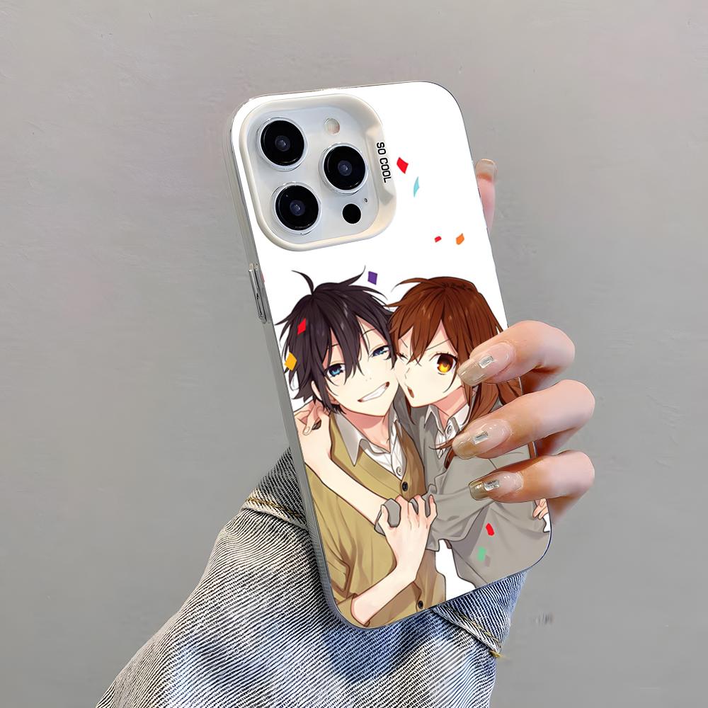 Japanese Anime Horimiya Phone Case For IPhone 17 Pro Max 15 Pro 16 14 Plus 12 13 Mini 11 Pro Shockproof Colorful Cover iPhone 12 Pro