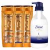 Dove Nourishing Body Wash & L'Oréal Anti-Dandruff Shampoo Set