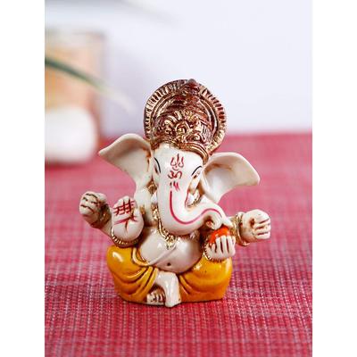 Ídolo de Ganesh Estátua Murti para Painel de Carro Presente Ídolos de Lord Ganesha Ganpati Peça de Exibição Estatueta para Casa