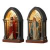 Cathedral LED Prayer Shrine Night Light Religious Table Lamp with Illuminated Arch Spiritual Gifts for Women Men Christian