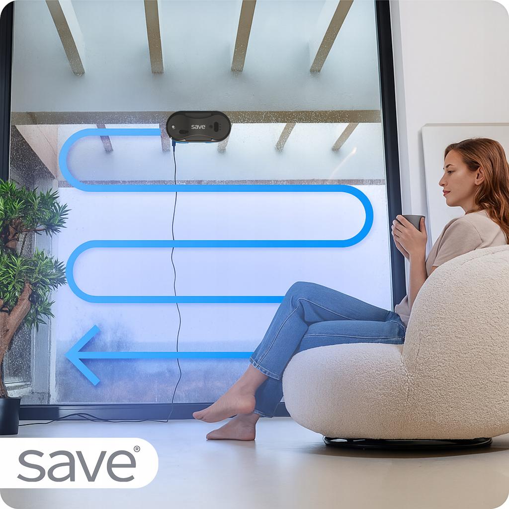 WINDOW AND MIRROR CLEANING ROBOT WINDOW CLEANER Intelligent Window Cleaning KIT