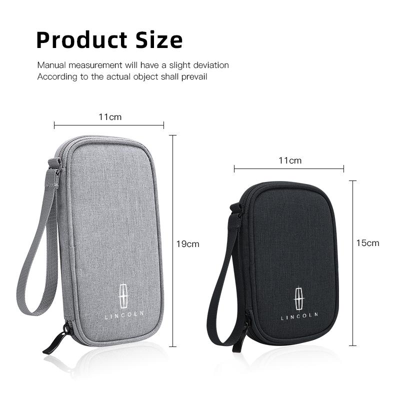 Protective Sticker Lincoln Badge Car Storage Bag Portable Handbag For Lincoln MKZ Town-car Aviator Navigator MKX Zephyr Electric XX111
