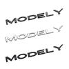 Original 3D ABS Letters Logo For Tesla MODEL 3 Y Car Rear Tailgate Trunk Emblem Badge Decal Stickers Auto Styling Accessories