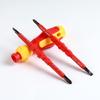 Durability Insulated Screwdriver Set For Safe Electrical Repairs Strong Magnetic Tip Features Phillip Slotted Tip