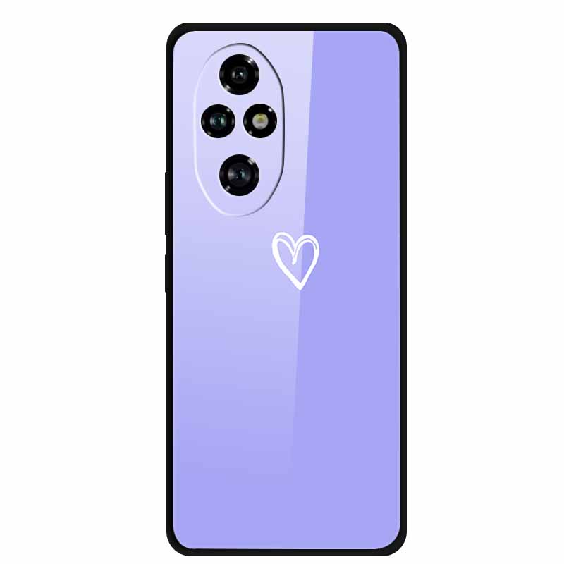 Tempered Glass Case For Honor 200 Pro Case Hard Phone Back Cover Soft Bumper For Honor 200 Pro Case Honor200 Pro 200Pro Bag Capa